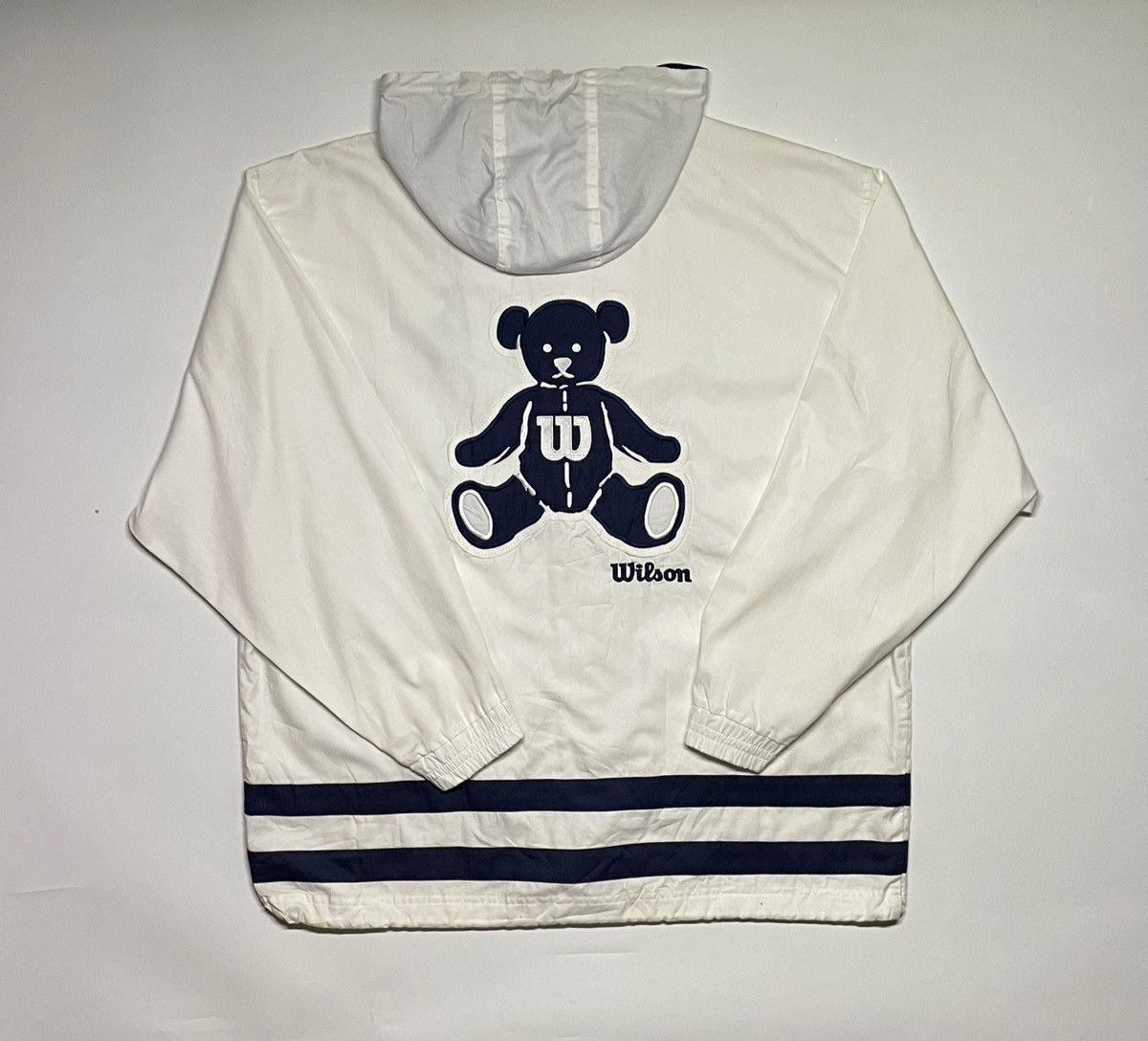 Wilson Wilson 1914 Embroidered Bear biglogo Windbreaker jacket Size US M / EU 48-50 / 2 - 3 Thumbnail
