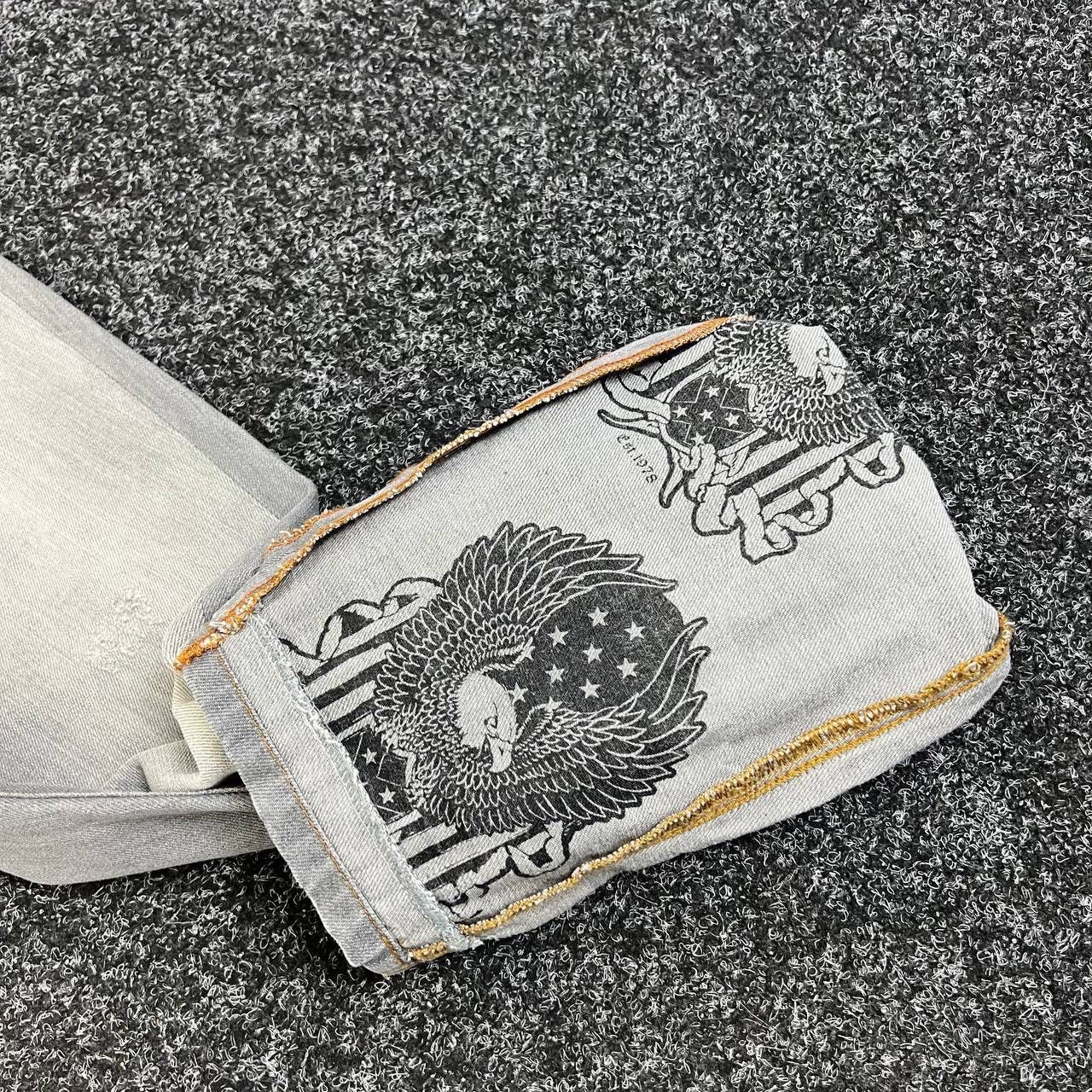 Philipp Plein Philipp Plein Distressed Denim Pants Slim Affliction Skull Size US 32 / EU 48 - 5 Thumbnail