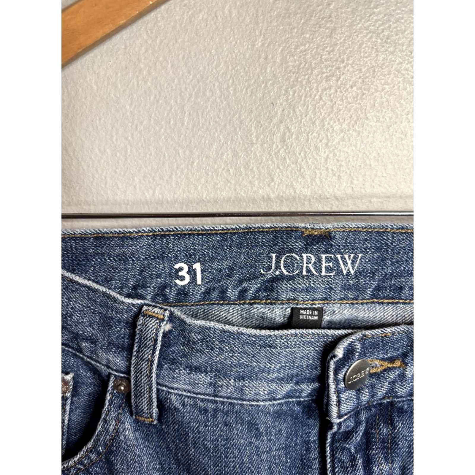 J.Crew J.Crew Jeans Mens 33x27 Blue 84 Kick Out High Rise Bootcut 5 Pocket Denim Size US 31 - 2 Thumbnail