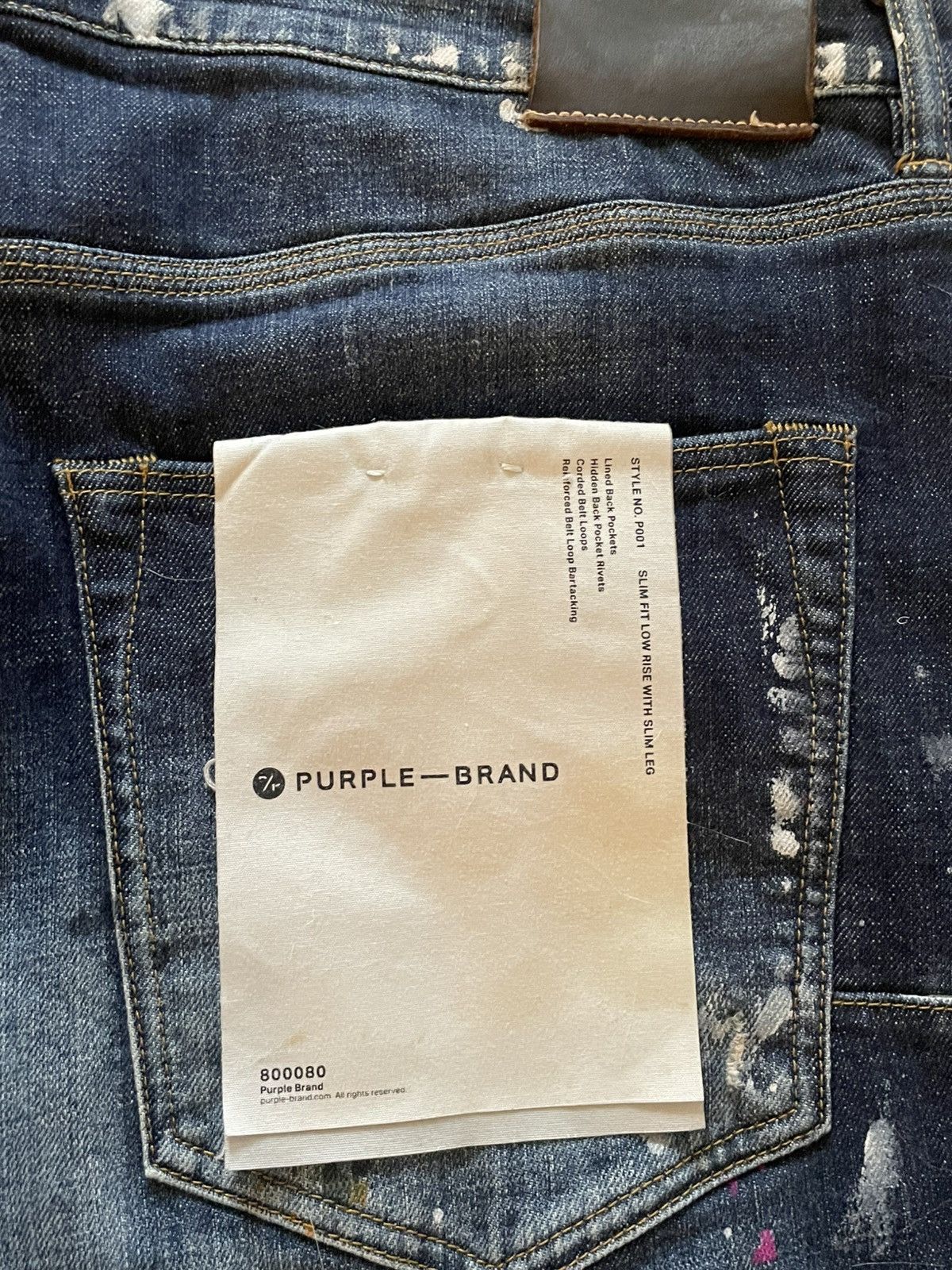 Purple 🏷️💲QUICKSALE💲🏷️ Purple Sashiko Denim Size US 38 / EU 54 - 5 Thumbnail