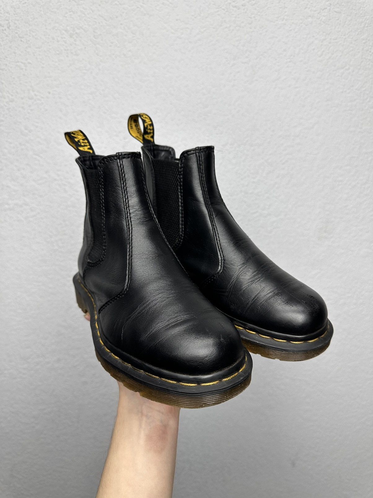 Dr. Martens Vintage Leather Boots Dr. Martins Hight Guidi AS 98 Italy Size US 6 / IT 36 - 1 Thumbnail