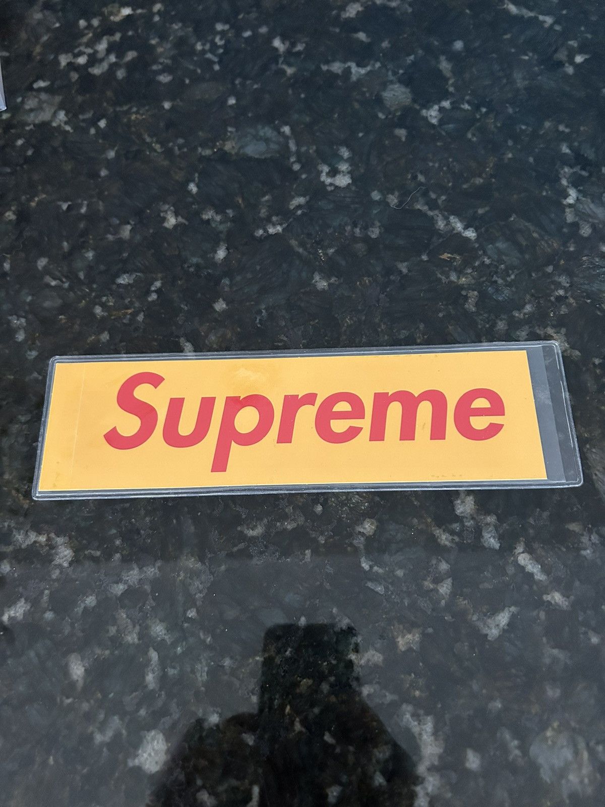 Top Supreme West Hollywood Box Logo Sticker and cards