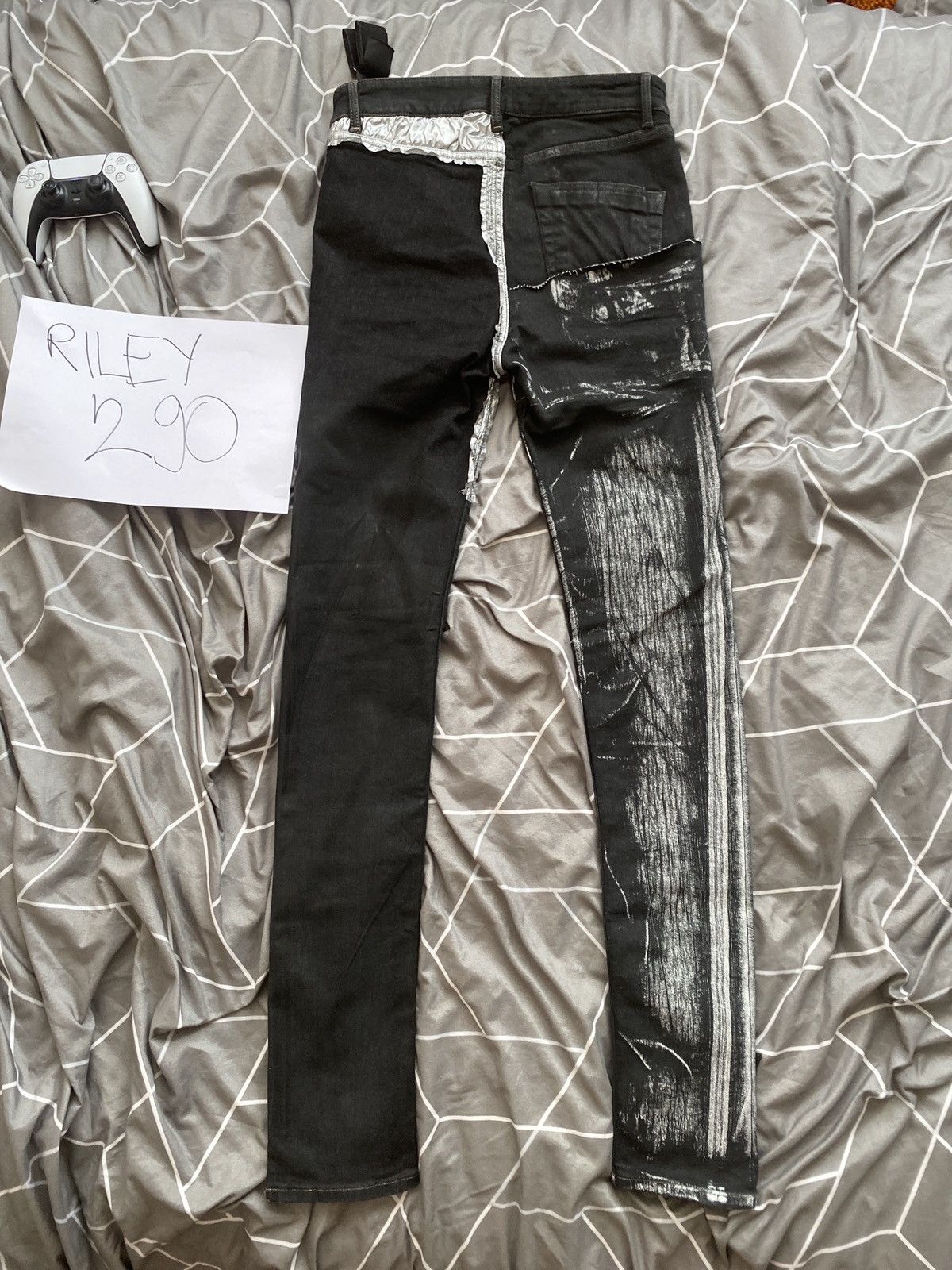 Rick Owens SAMPLE Rick Owens Tyrone Cut Denim Size US 29 - 2 Thumbnail