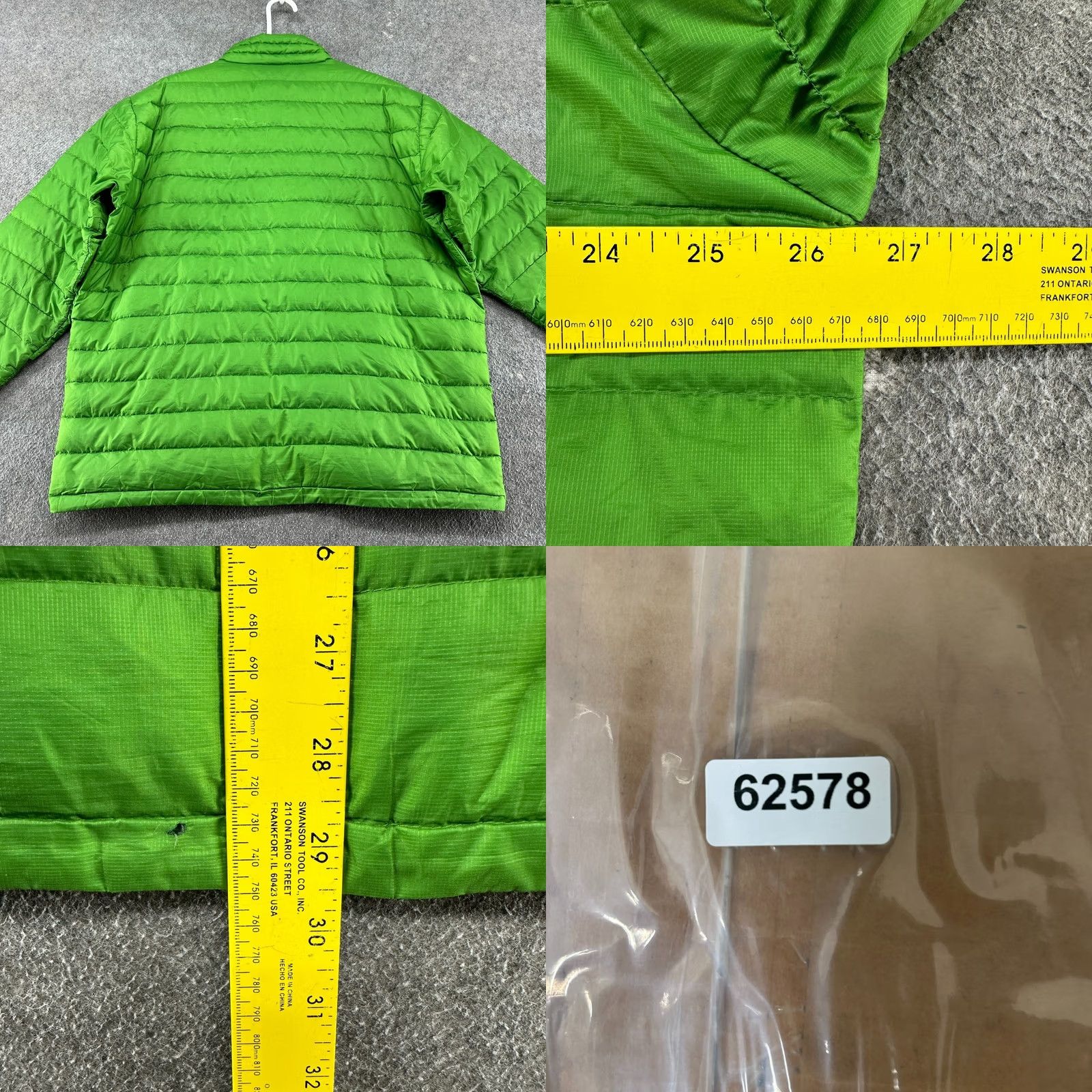 Patagonia Patagonia Jacket Mens XL Green Puffer Quilted Full Zip Down Sweater Packable Size US XL / EU 56 / 4 - 11 Thumbnail