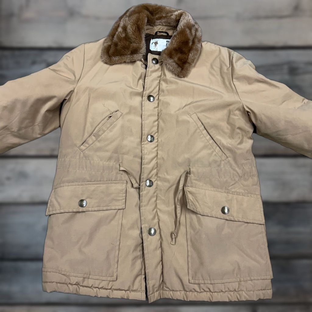 Vintage VINTAGE Thoroughbred Jacket Mens XL Brown Windbreaker Parka Coat Size US XL / EU 56 / 4 - 1 Thumbnail