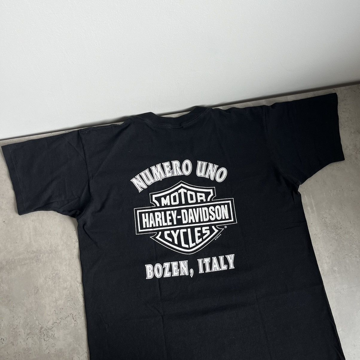 Harley Davidson Vintage Harley Davidson 1995 Italy Tour Tee Size US L / EU 52-54 / 3 - 5 Thumbnail