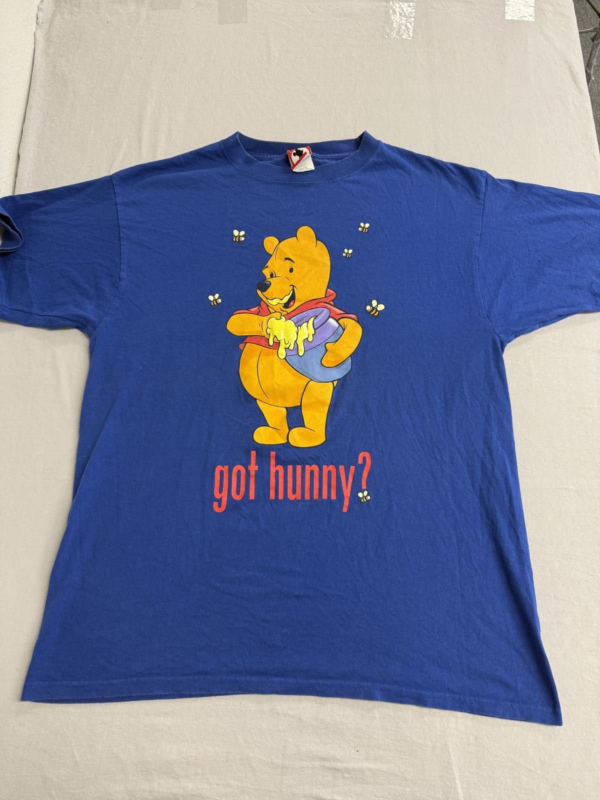 Mickey Mouse Vintage Winnie the Pooh T-shirt Got Hunny? 2000 Mickey Inc Size US XL / EU 56 / 4 - 1 Thumbnail