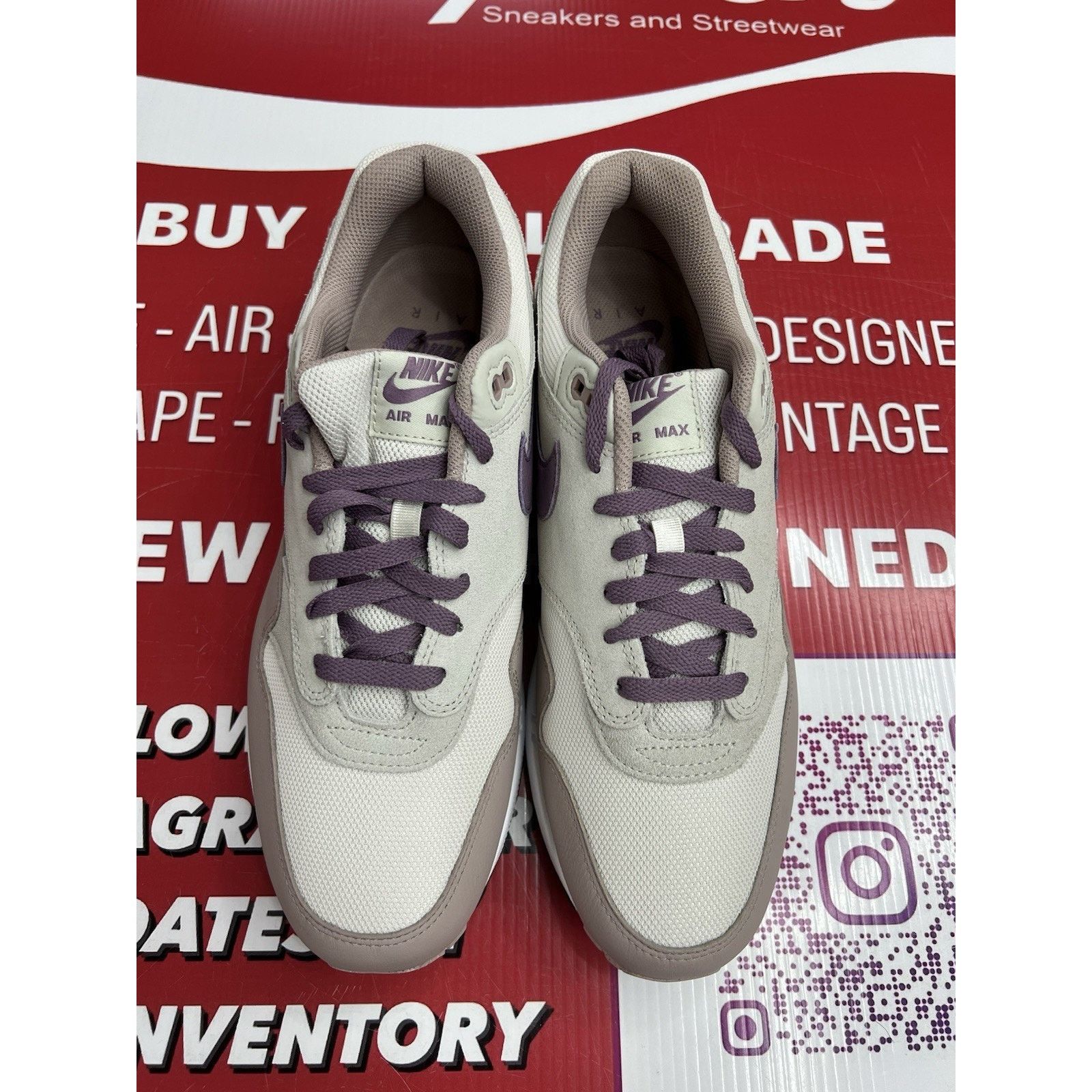 Nike Nike Air Max 1 Light Bone Violet Dust Size 11.5 FB9660-002 Size US 11.5 / EU 44-45 - 2 Thumbnail
