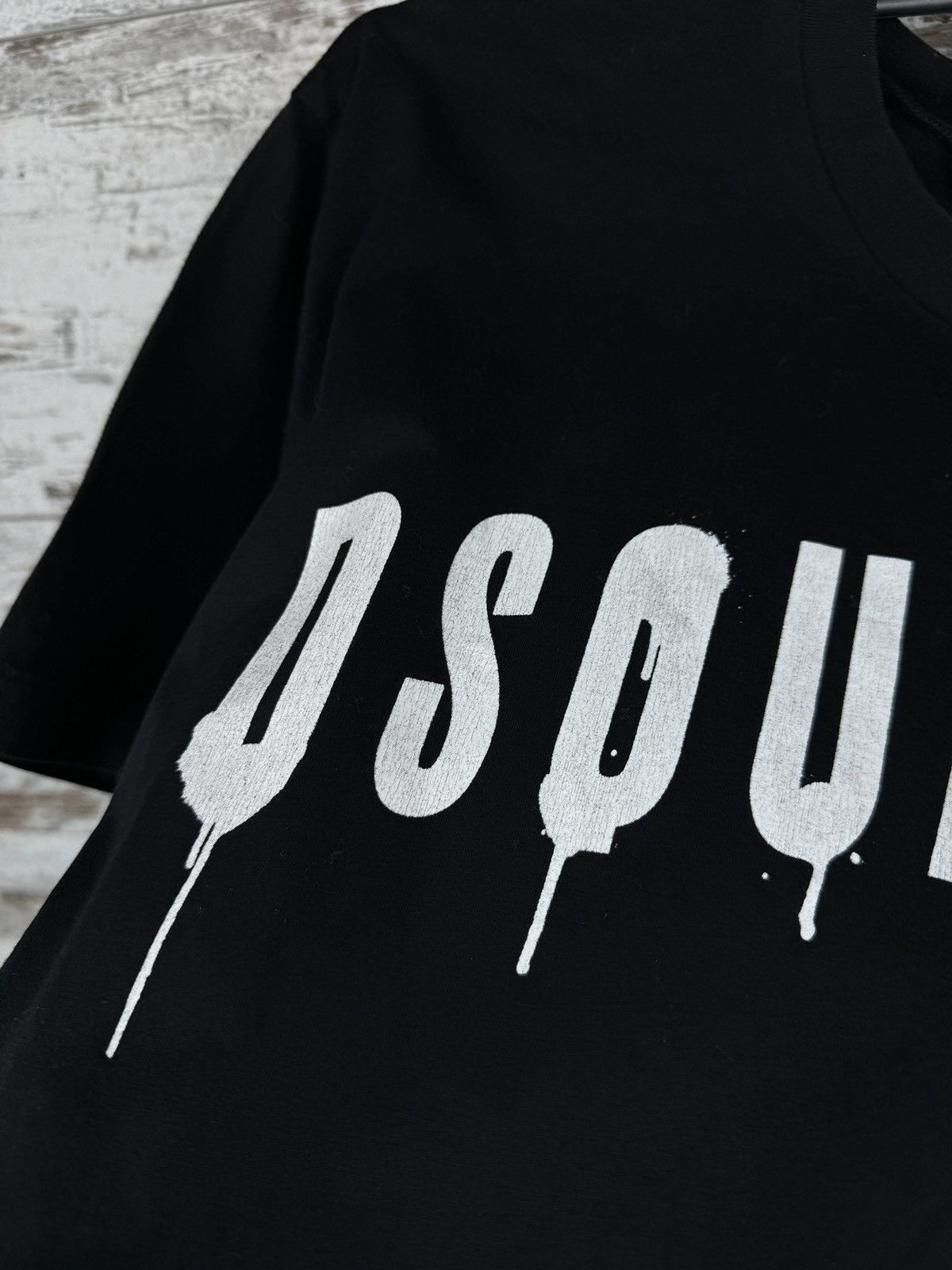 Dsquared2 Mens Dsquared2 T-shirt luxury tee overprint big logo black Size US S / EU 44-46 / 1 - 7 Thumbnail