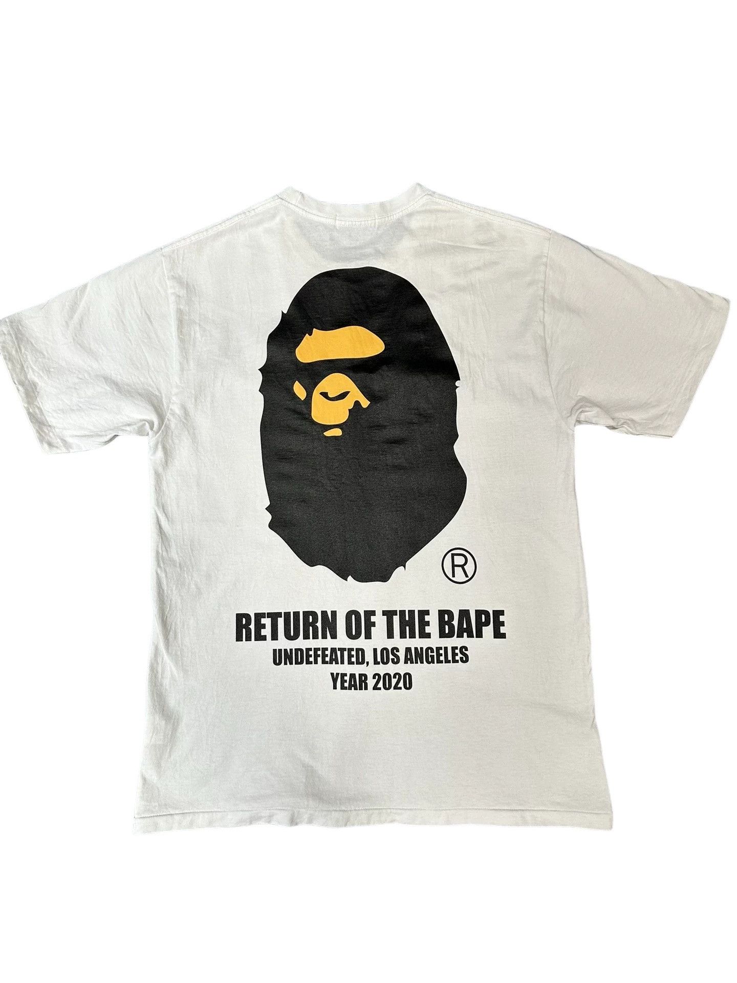 Bape BAPE x Undefeated Ape Head T-Shirt Size XL Size US XL / EU 56 / 4 - 1 Thumbnail