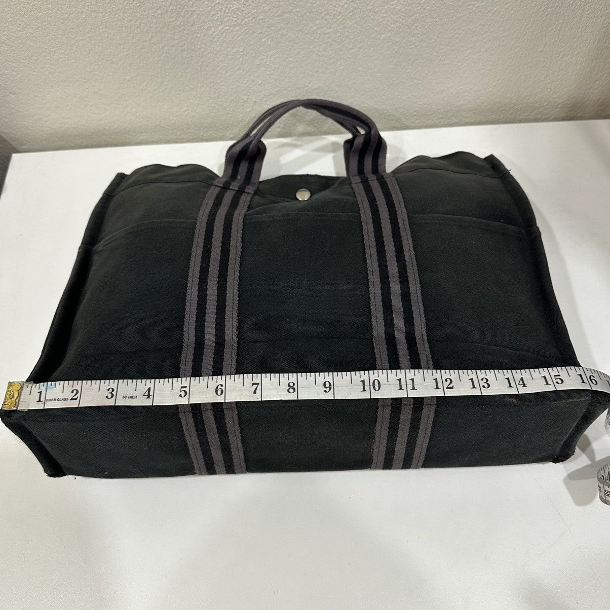 Hermes ‼️LASTDROP‼️ HEMRES FOURRE TOUT MM CANVAS HAND TOTE BAG Size ONE SIZE - 6 Thumbnail