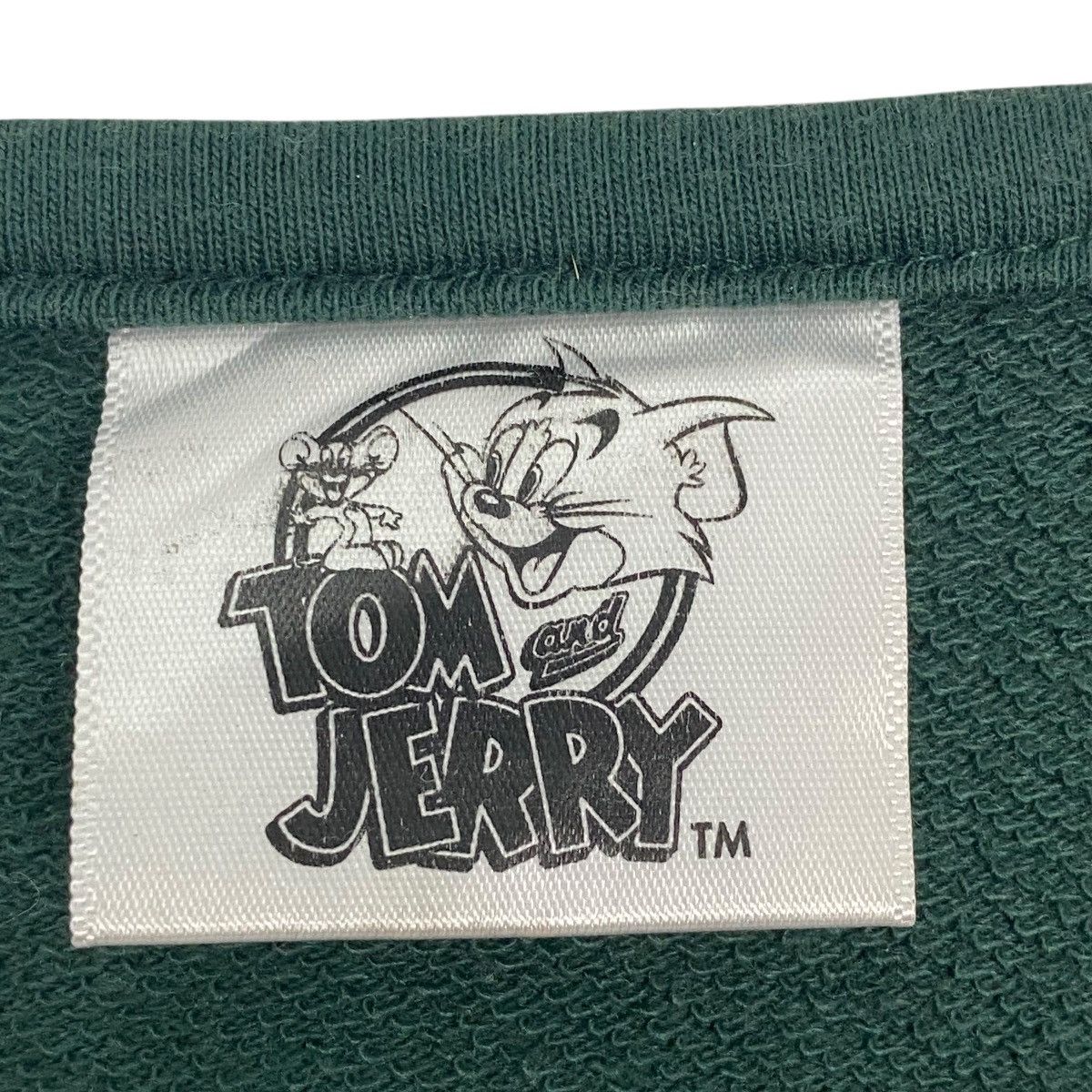 Vintage Vintage Tom Jerry’s Sweatshirt Crewneck Grey Back Hit Green Size US M / EU 48-50 / 2 - 6 Thumbnail