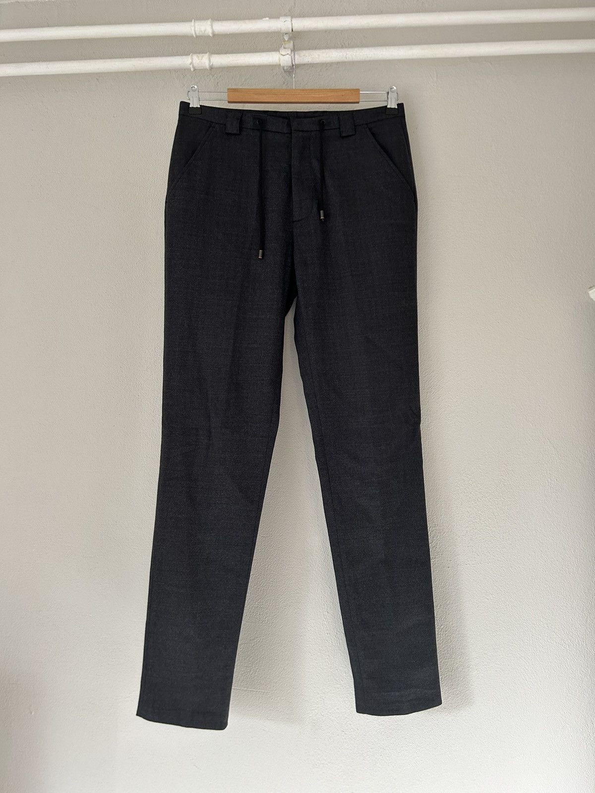 Maison Margiela Drawstring Virgin Wool Pants Size US 32 / EU 48 - 2 Thumbnail
