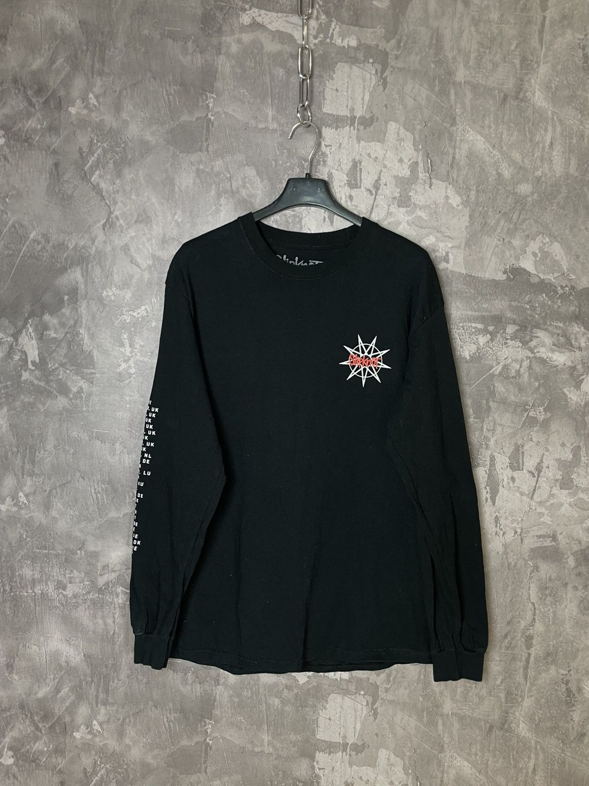 Band Tees × Slipknot × Vintage Vintage Slipknot Y2K Band Punk Rock Tour Long Sleeve Shirt Size US M / EU 48-50 / 2 - 2 Thumbnail