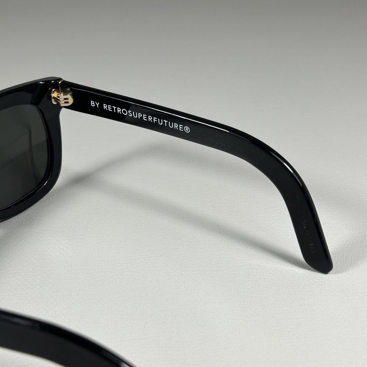 by RETROSUPERFUTURE 457/3/P6/T Ciccio Black Sunglasses