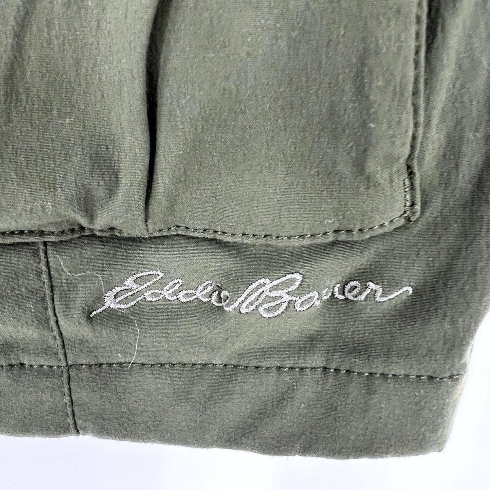 Eddie Bauer VINTAGE? No. Eddie Bauer Womens Travex Cargo Jacket Small Hooded Nylon Stretch Travel Shirt? Size S / US 4 / IT 40 - 2 Thumbnail