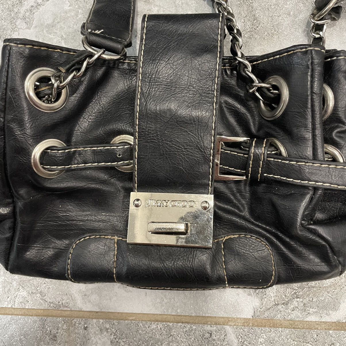 Japanese Brand × Jimmy Choo Jimmy Choo y2k Backpack bag luxury cyber punk chrome goth Size ONE SIZE - 2 Thumbnail