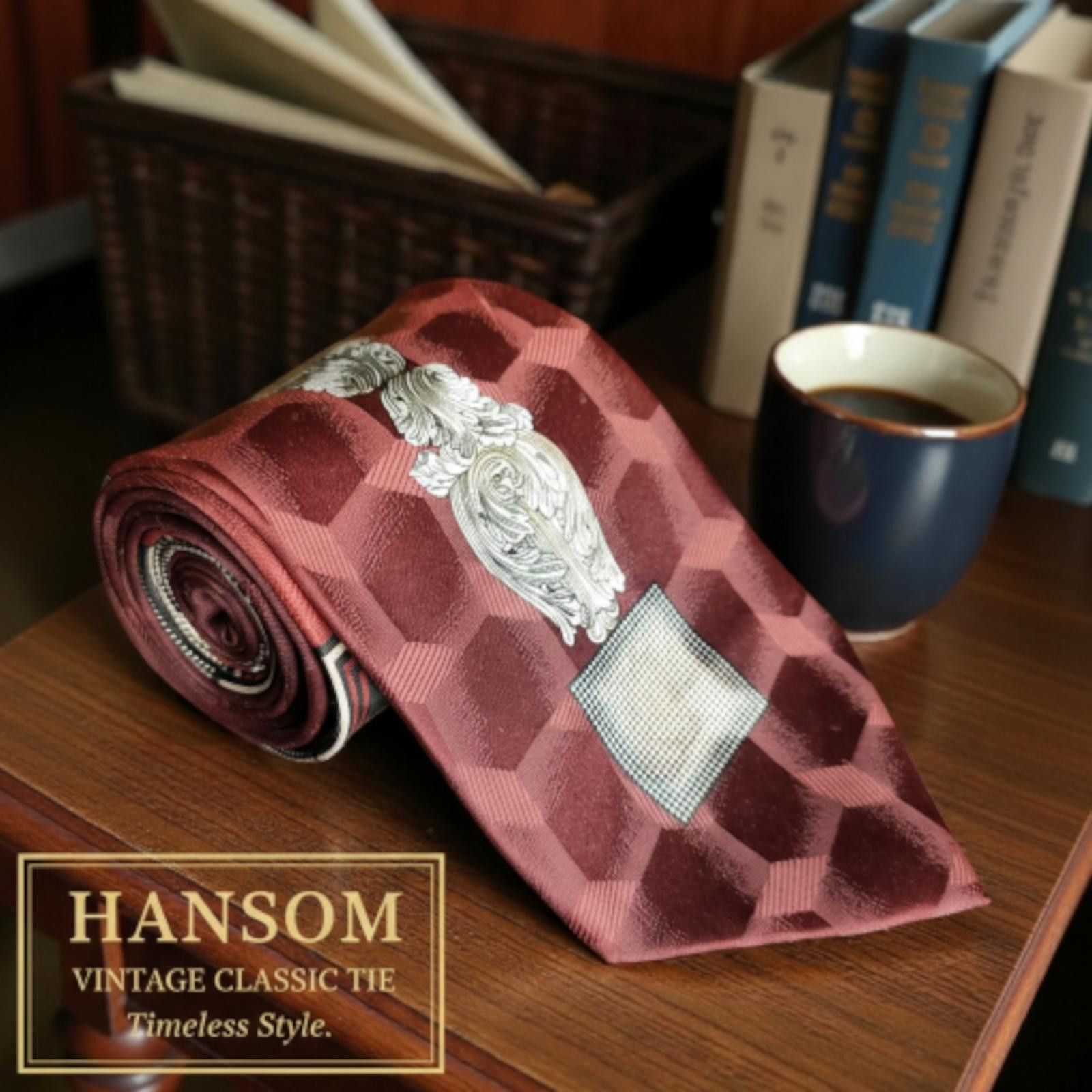 Other Hansom Vintage Classic Men's Tie Size ONE SIZE - 1 Thumbnail
