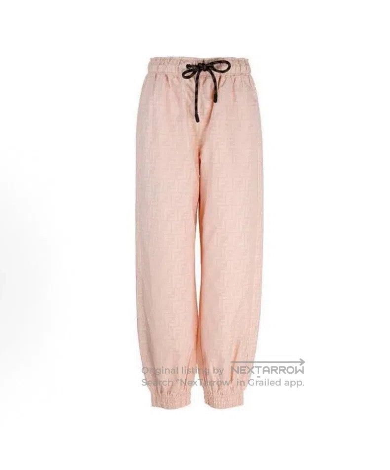Fendi Fendi size XS Solid Color Drawstring Print Sports Pants Size 22" - 1 Thumbnail