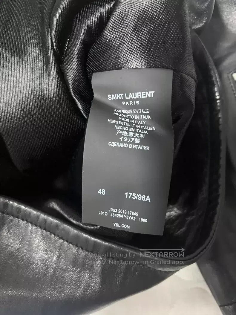 Saint Laurent Paris Saint Laurent Paris Classic Motorcycle Leather Jacket Size US M / EU 48-50 / 2 - 4 Thumbnail