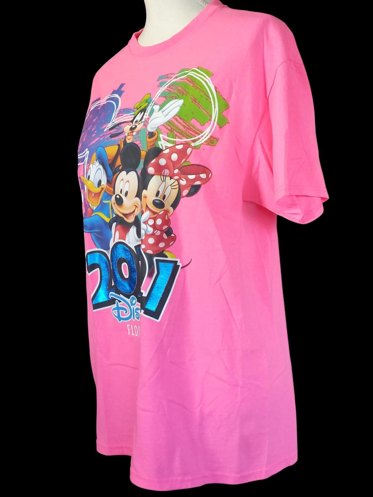 Disney 2021 Disney Florida Pink Graphic T-Shirt with Classic Mickey Size ONE SIZE - 5 Thumbnail