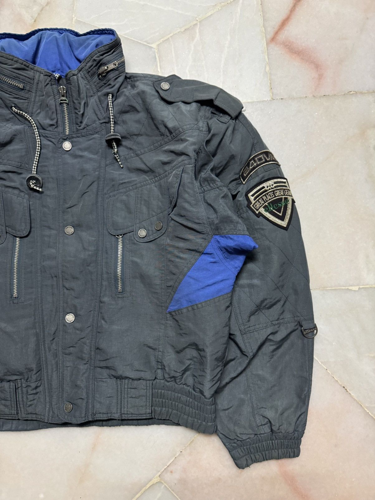 Ellesse 💥RARE💥VINTAGE 80s ELLESSE X GOLDWIN JACKET MADE IN JAPAN Size US M / EU 48-50 / 2 - 4 Thumbnail