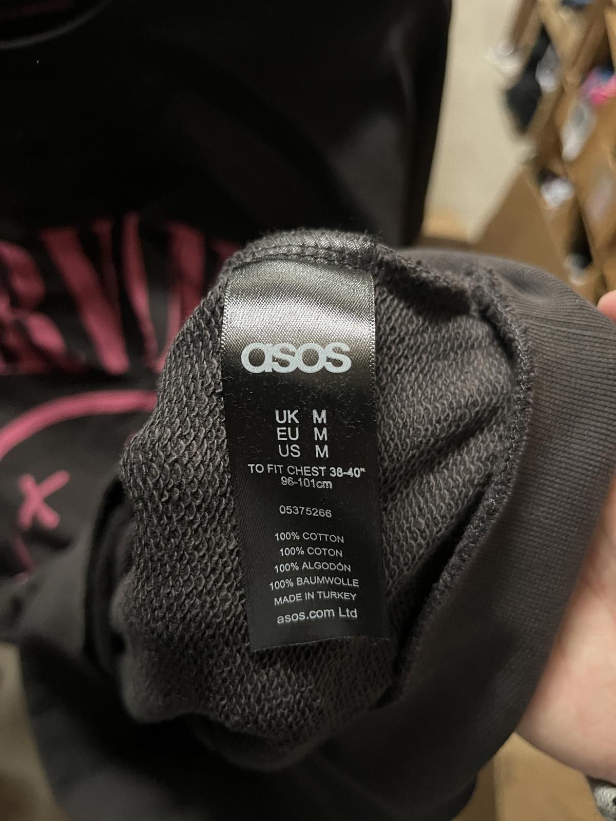 Designer Nirvana Crew Neck Slouchy Pink Logo - ASOS 2016 - M Size US M / EU 48-50 / 2 - 4 Thumbnail