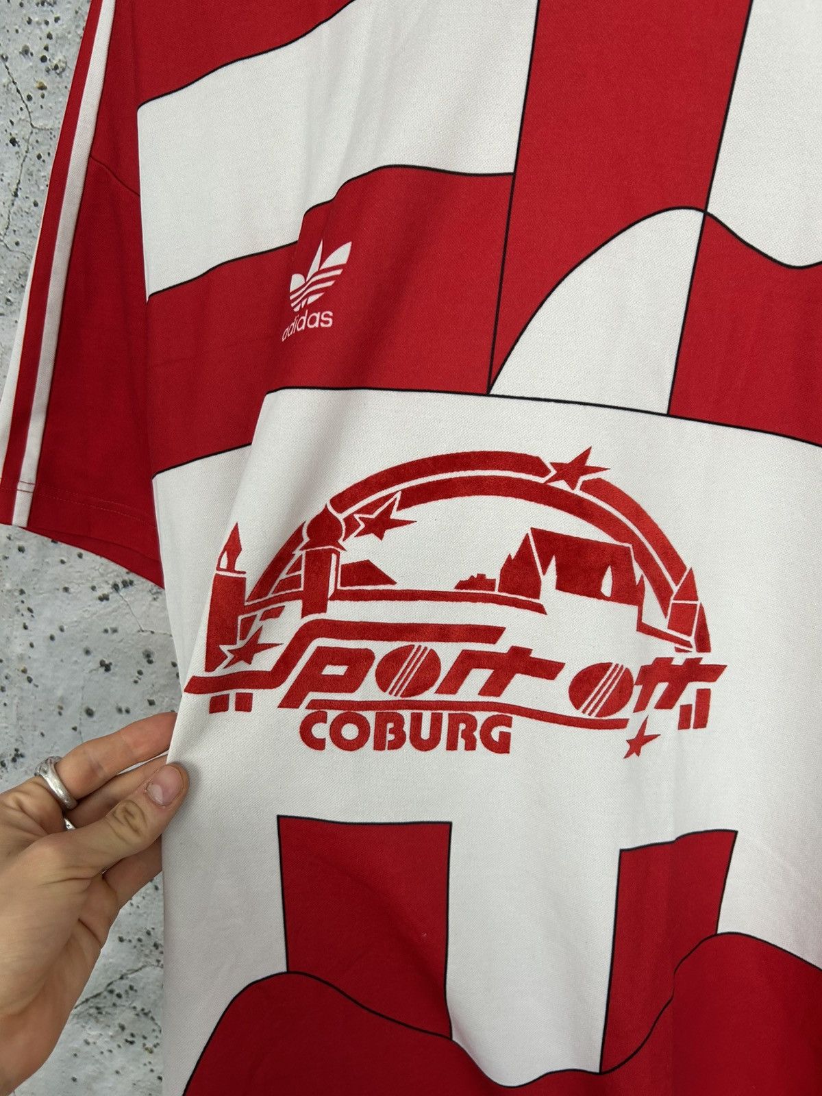 Adidas Vintage Adidas Soccer Jersey Archive Football 90s Rare Size US L / EU 52-54 / 3 - 4 Thumbnail