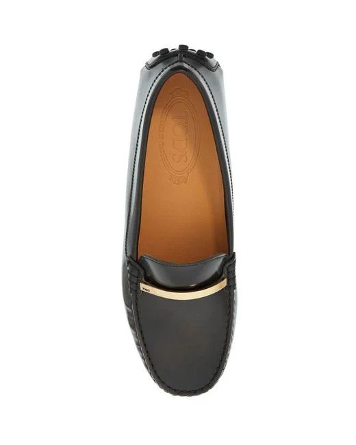 Tod's o1s22i1n1024 Leather Loafers in Chocolate Brown Size US 11 / IT 41 - 2 Thumbnail