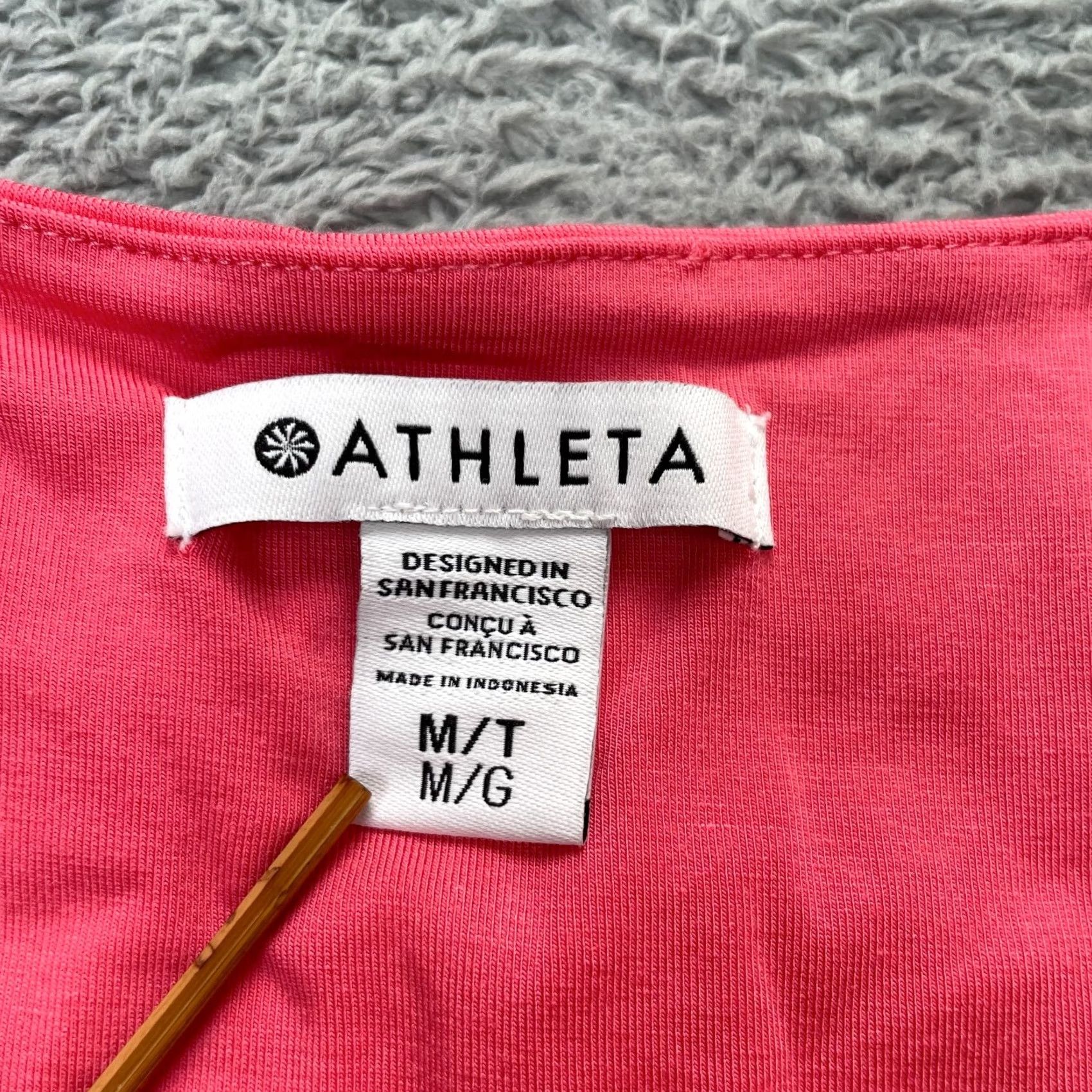 Athleta Athleta Dress Womens M Pink Fit & Flare Santorini Thera Sleeveless Party Casual Workwear Size M / US 6-8 / IT 42-44 - 3 Thumbnail