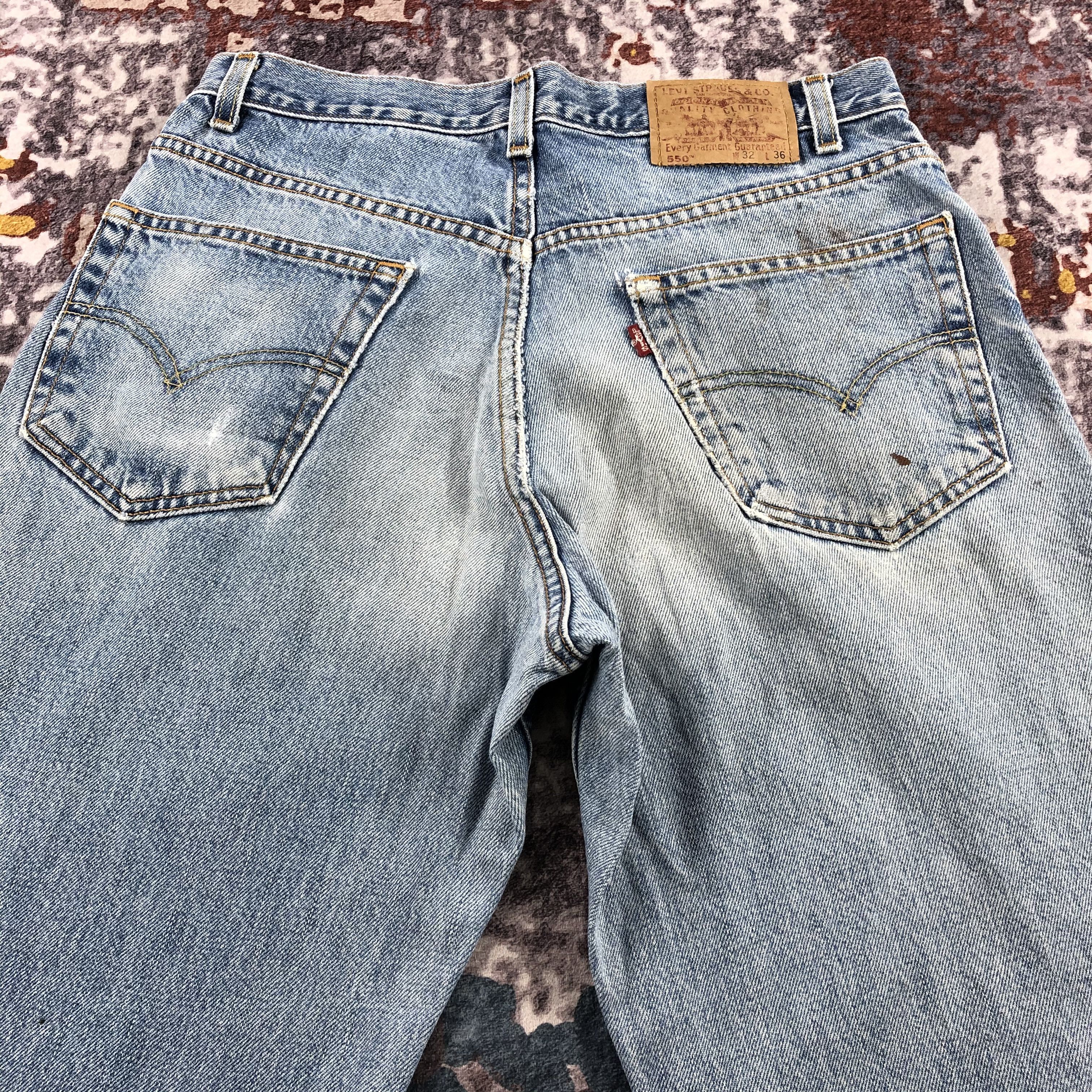 Levi's × Vintage Vintage 90s Light Wash Levis 550 Jeans-JM2413 Size US 33 - 5 Thumbnail