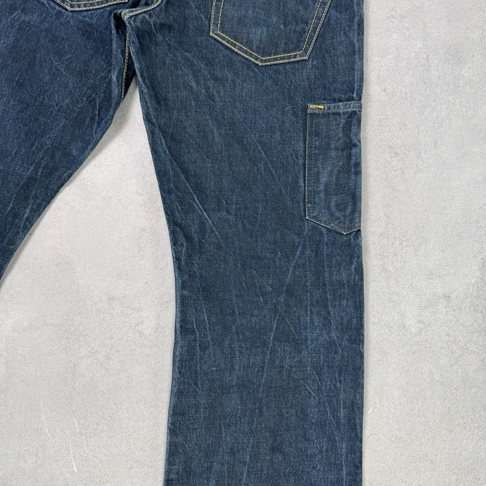 Pike Brothers Pike Brother Chopper Pant Selvedge Blue Denim Jeans Size US 32 / EU 48 - 18 Thumbnail