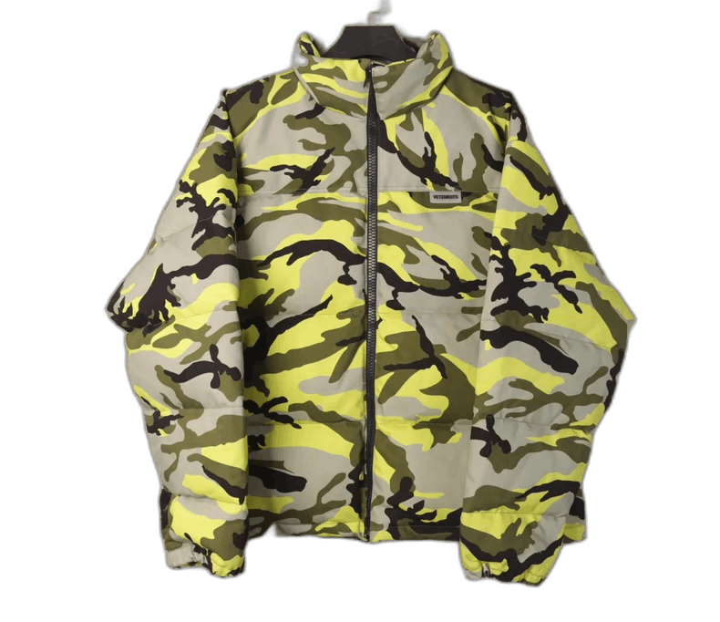 Vetements Camouflage Puffer Jacket