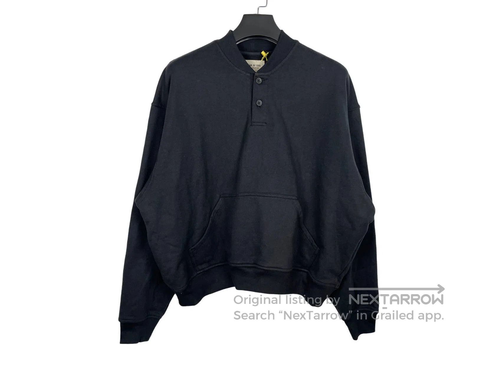 Fear of God FEAR OF GOD Main Line Henry Neck Pullover Hoodie Size US XS / EU 42 / 0 - 1 Thumbnail
