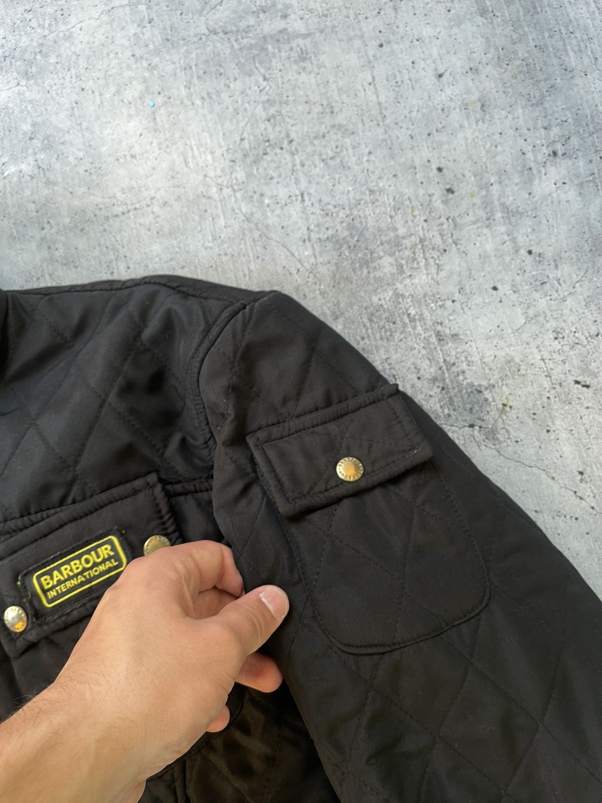 Barbour × Vintage Barbour International Polarquilt Jacket Size L / US 10 / IT 46 - 6 Thumbnail