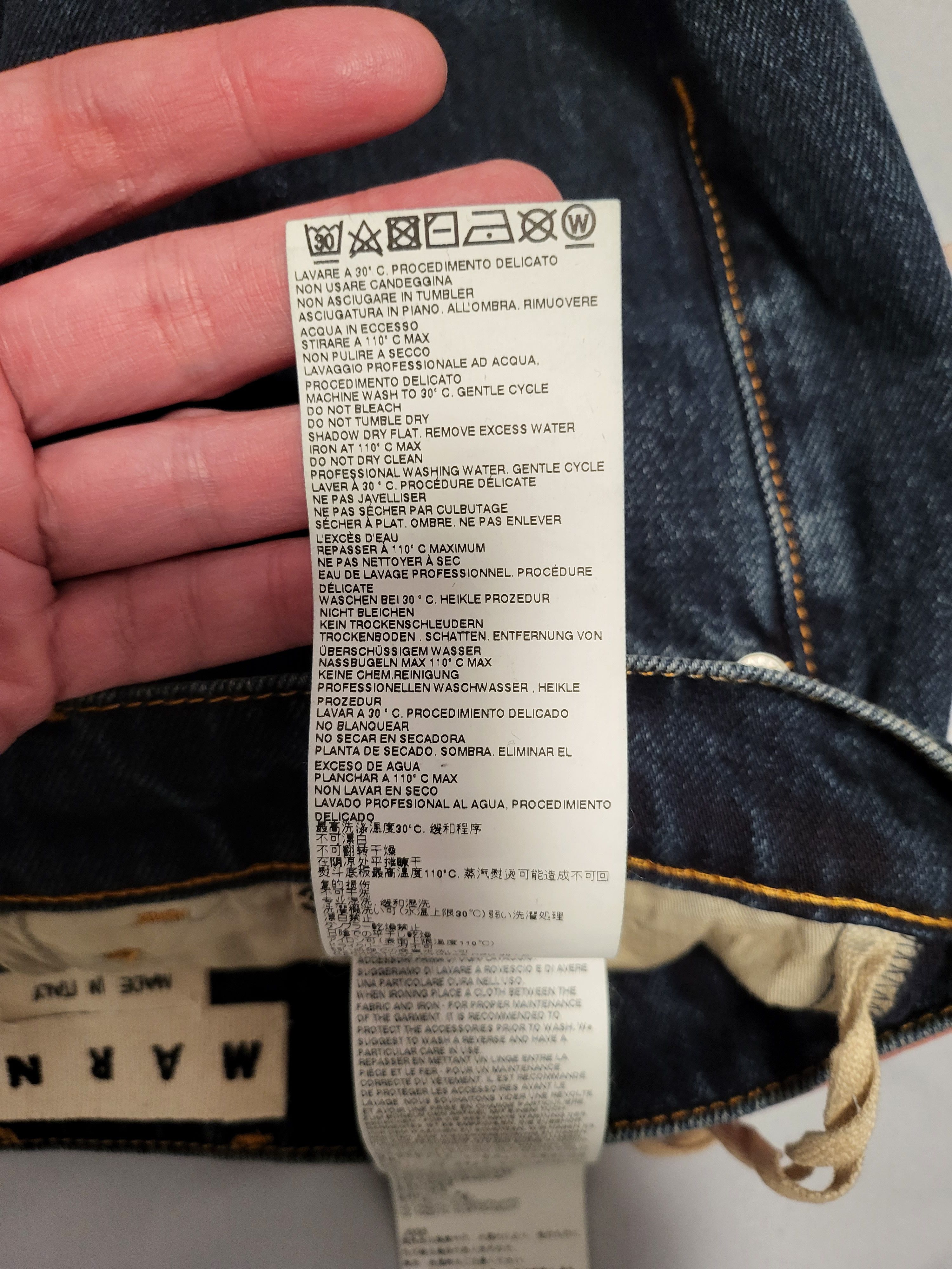 Marni Charms Printed Jeans Size US 34 / EU 50 - 8 Thumbnail