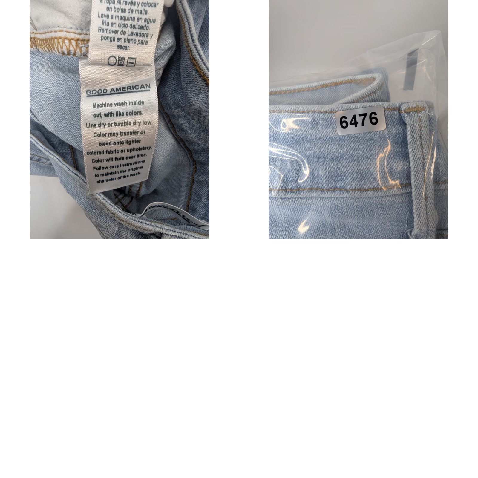 Good American VINTAGE Good American Good Legs Jeans Cropped 4/27 Cropped Jeans Heart Studded Blue GLC899C Womens Skinny Ankle Size 4/27 Size 27" / US 4 / IT 40 - 10 Thumbnail