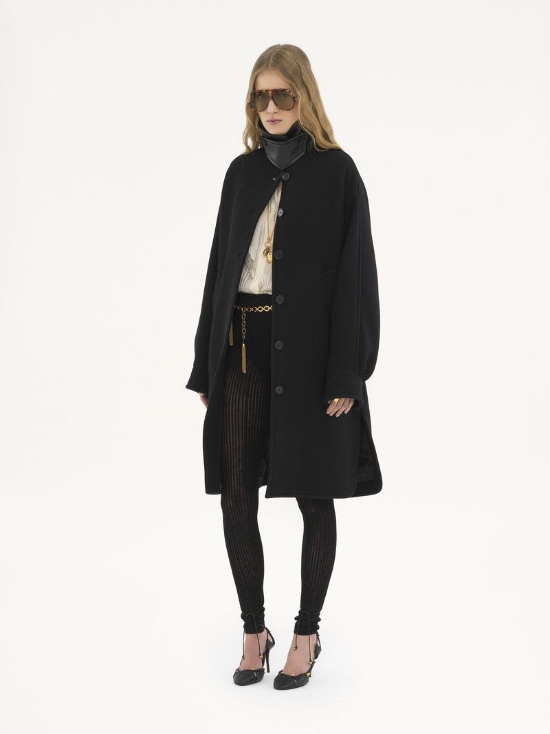 Chloe o1loc1c11125 Coat in Black Size M / US 6-8 / IT 42-44 - 3 Thumbnail
