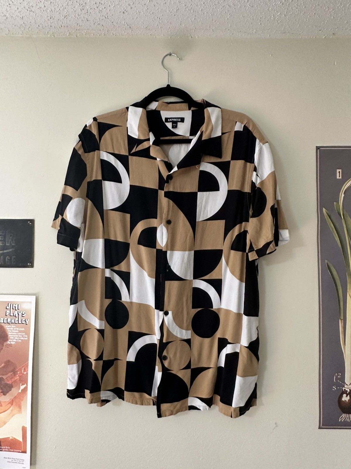 Express Geometric Rayon Express Shirt Size US XL / EU 56 / 4 - 1 Thumbnail