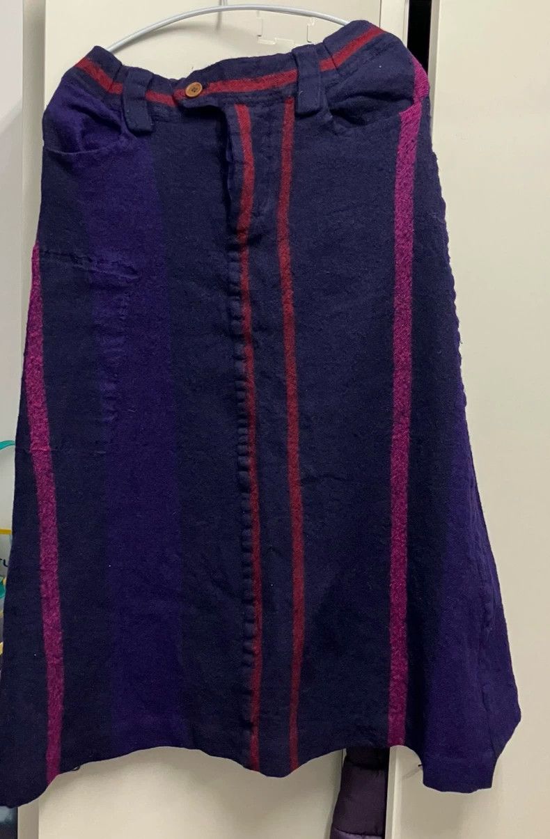 Yohji Yamamoto Yohji Yamamoto size 2 Wool Maxi Skirt 2506-Nextarrow Size 24" / US 00 / IT 34 - 1 Thumbnail