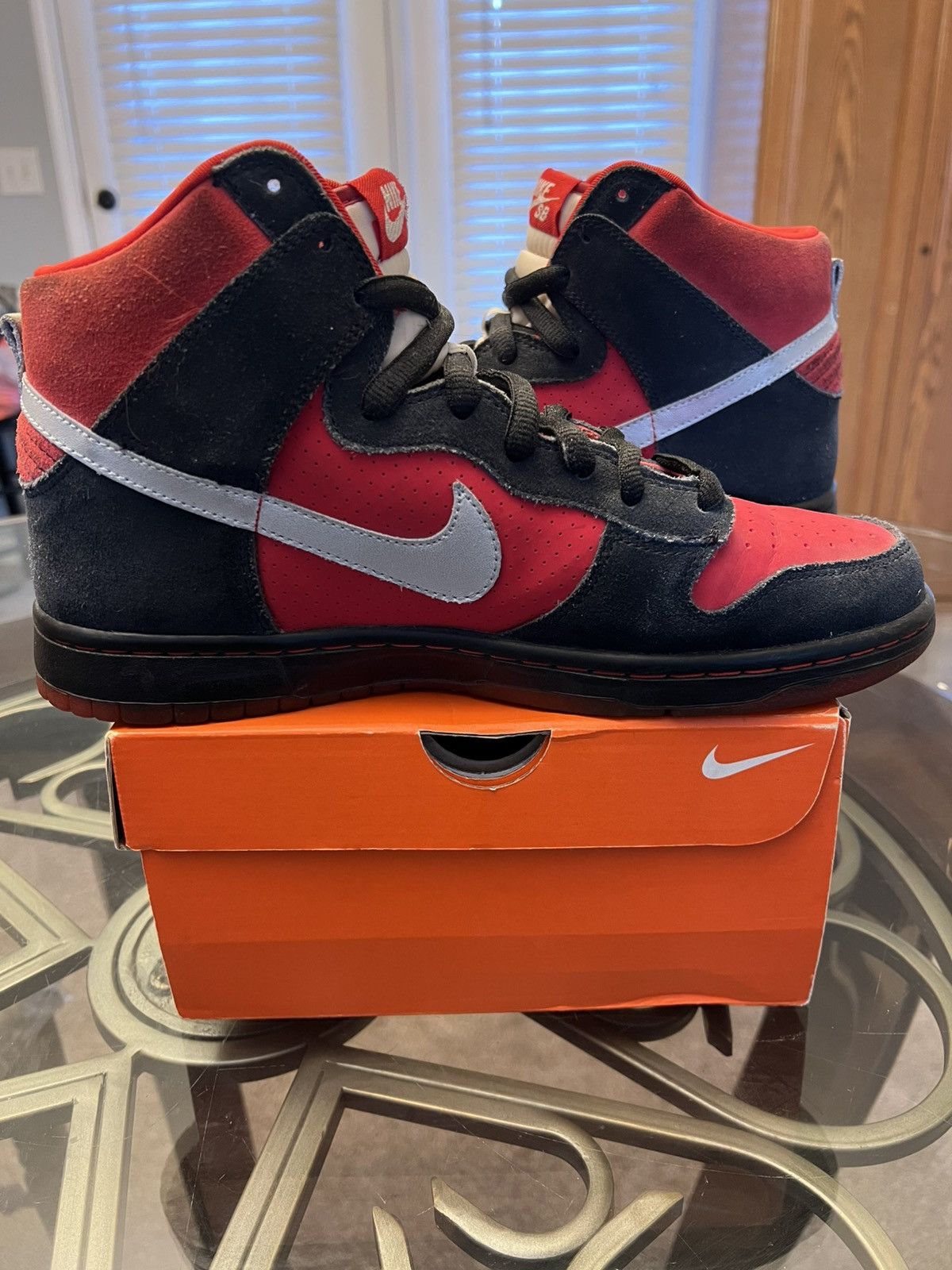 Nike Nike Dunk High Pro SB “Sport Red” Size US 10 / EU 43 - 8 Thumbnail