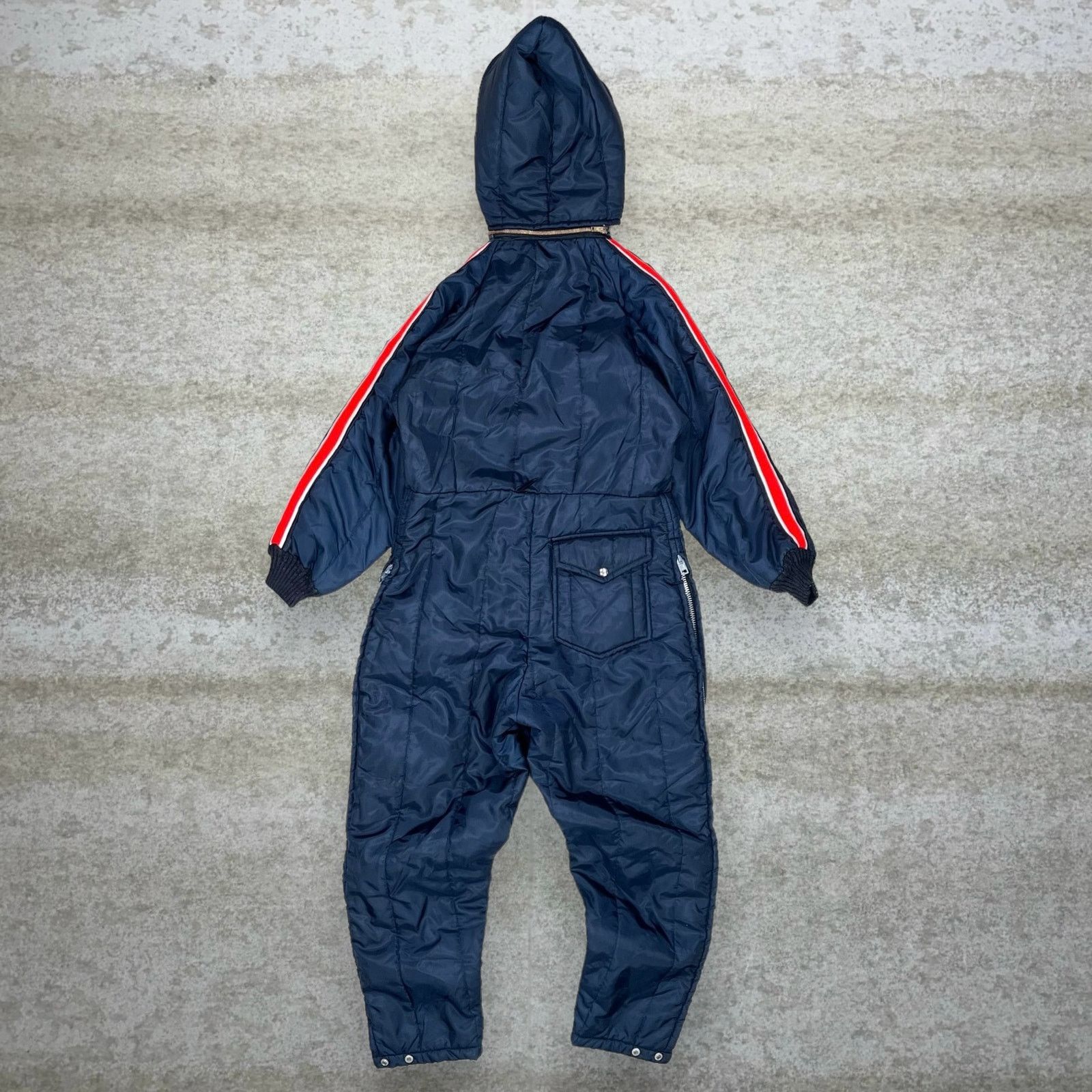 Vintage True Vintage 60s Daco Snowsuit 34x28 Navy Blue Coveralls Size US 34 / EU 50 - 2 Thumbnail