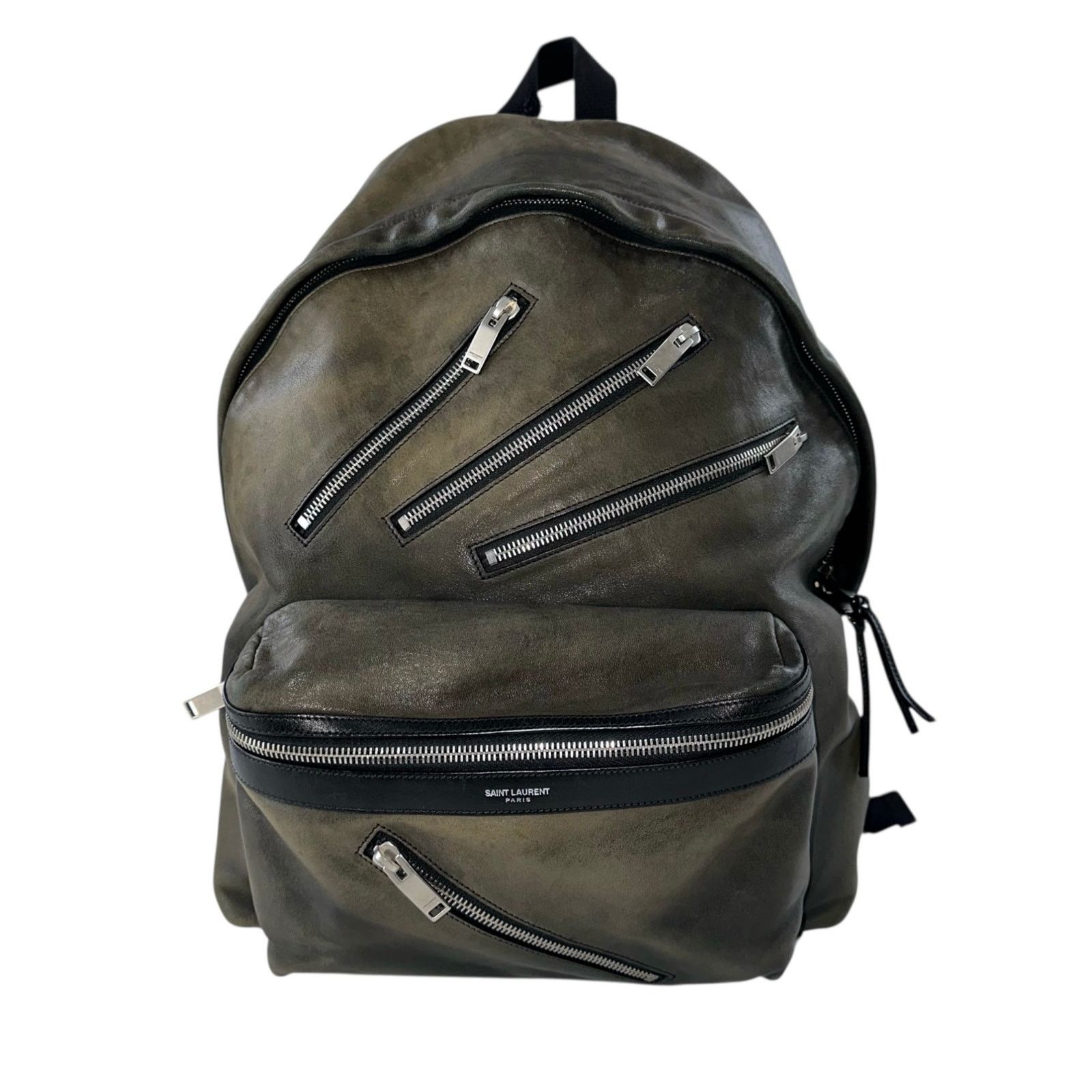 Yves Saint Laurent Saint Laurent Leather City Backpack Size ONE SIZE - 1 Thumbnail