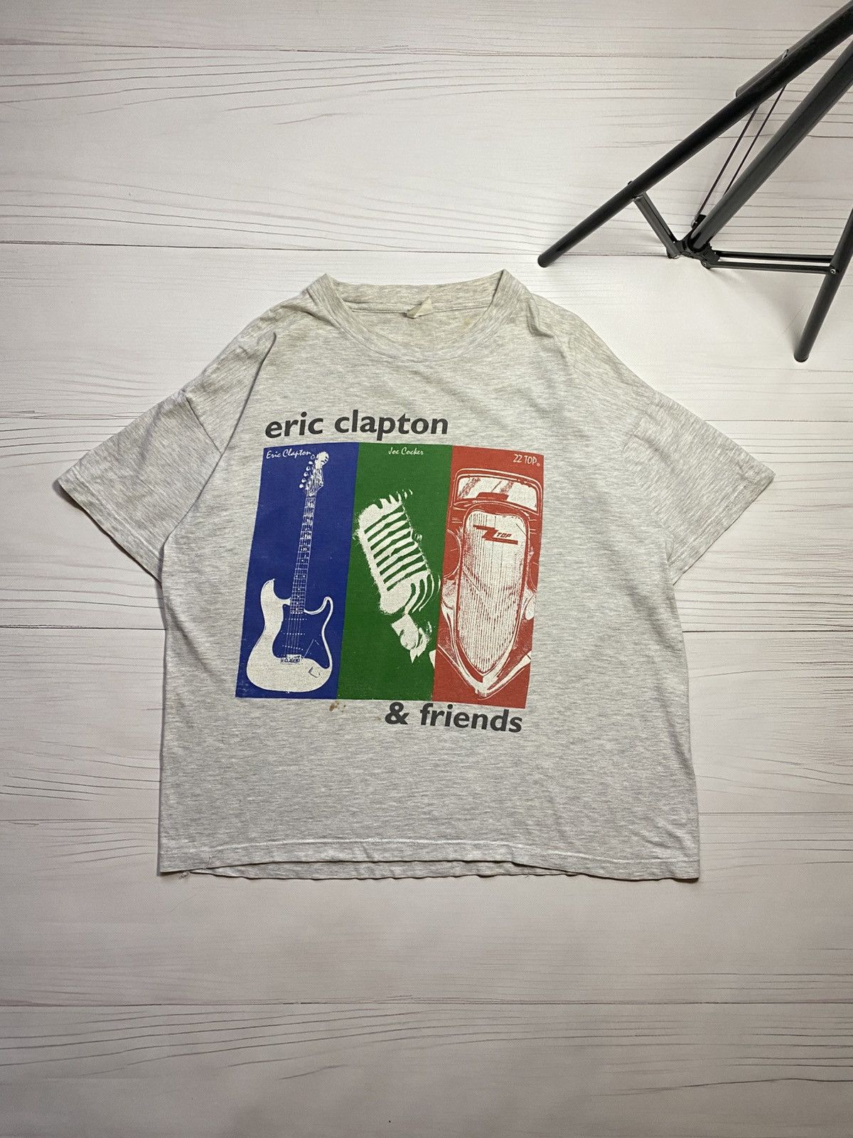 Vintage Vintage Eric Clapton & Friends 1993 tour band t shirt Size US XXL / EU 58 / 5 - 1 Thumbnail