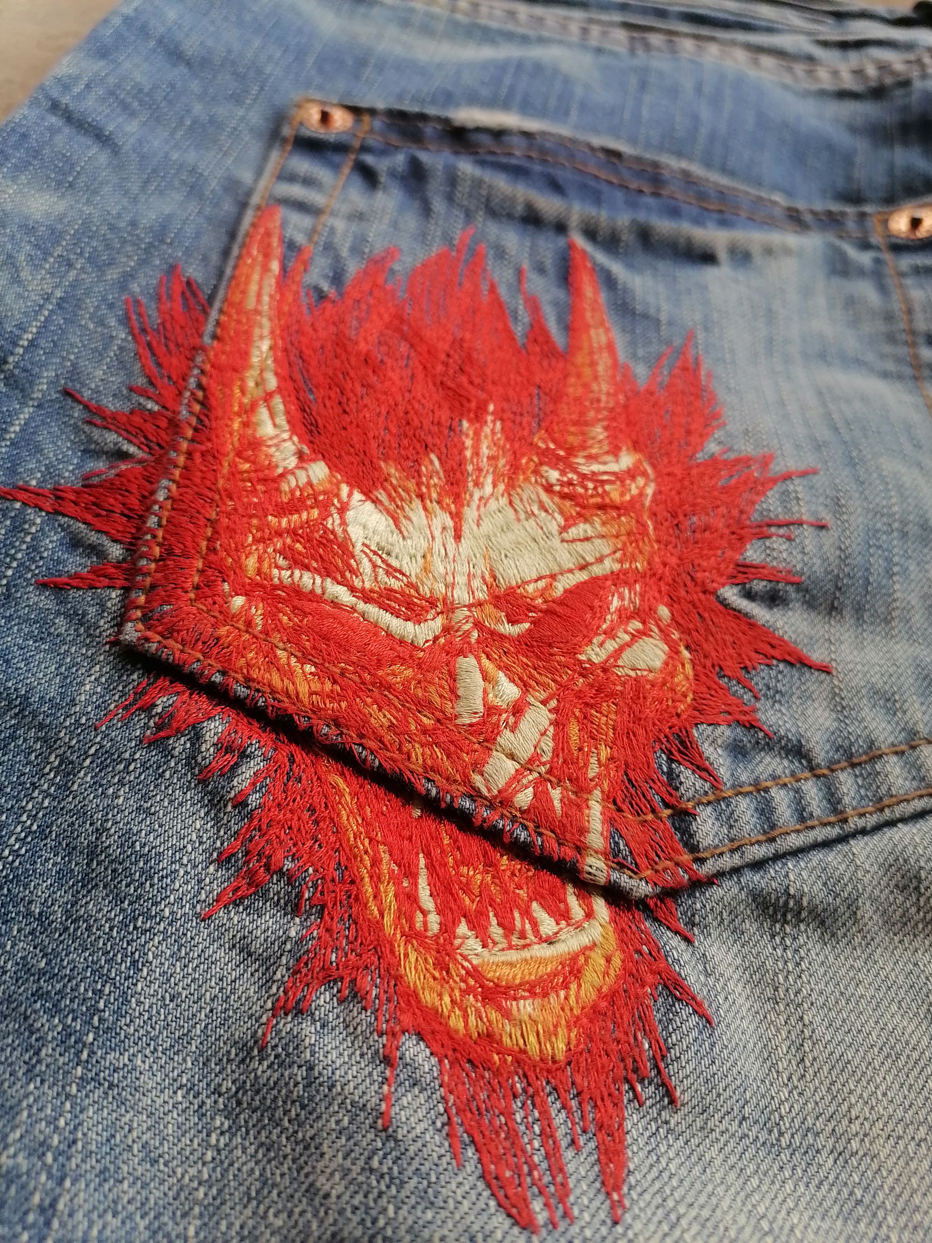 Japanese Brand Oniarai Nice Design Jeans Japan Size US 34 / EU 50 - 9 Thumbnail