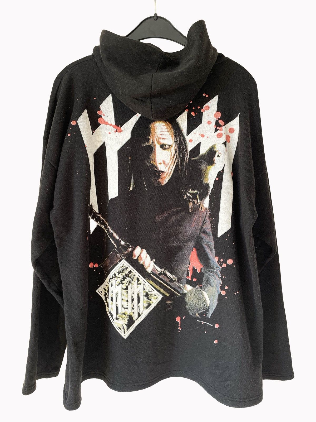 Marilyn Manson Vintage 2003 Marilyn Manson zipper Hoodie. Size US XL / EU 56 / 4 - 1 Thumbnail