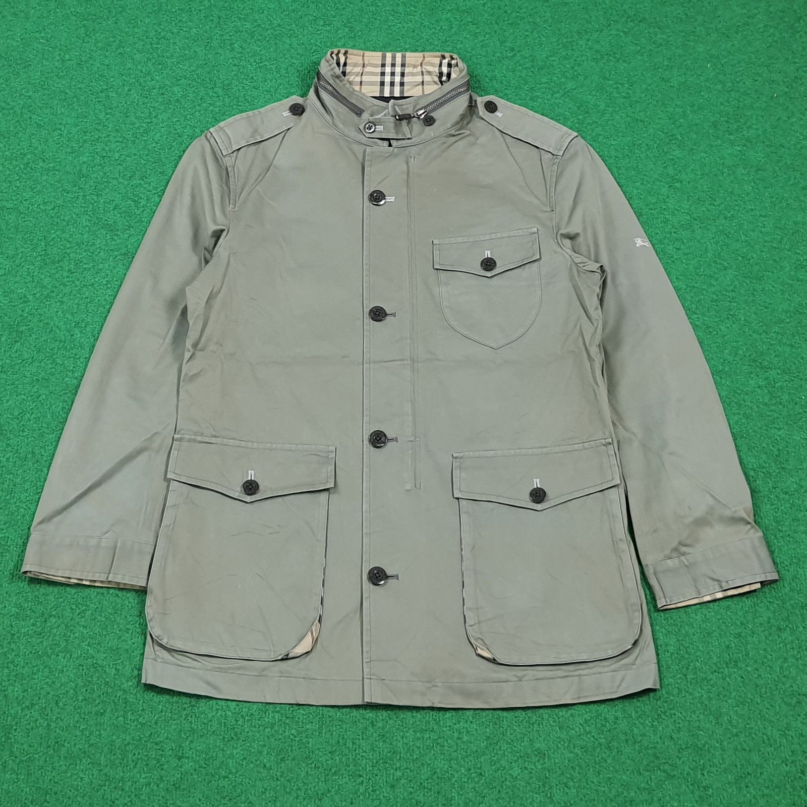Burberry Vintage Burberry Black Label Military Field Jacket C287N18 Size US S / EU 44-46 / 1 - 3 Thumbnail