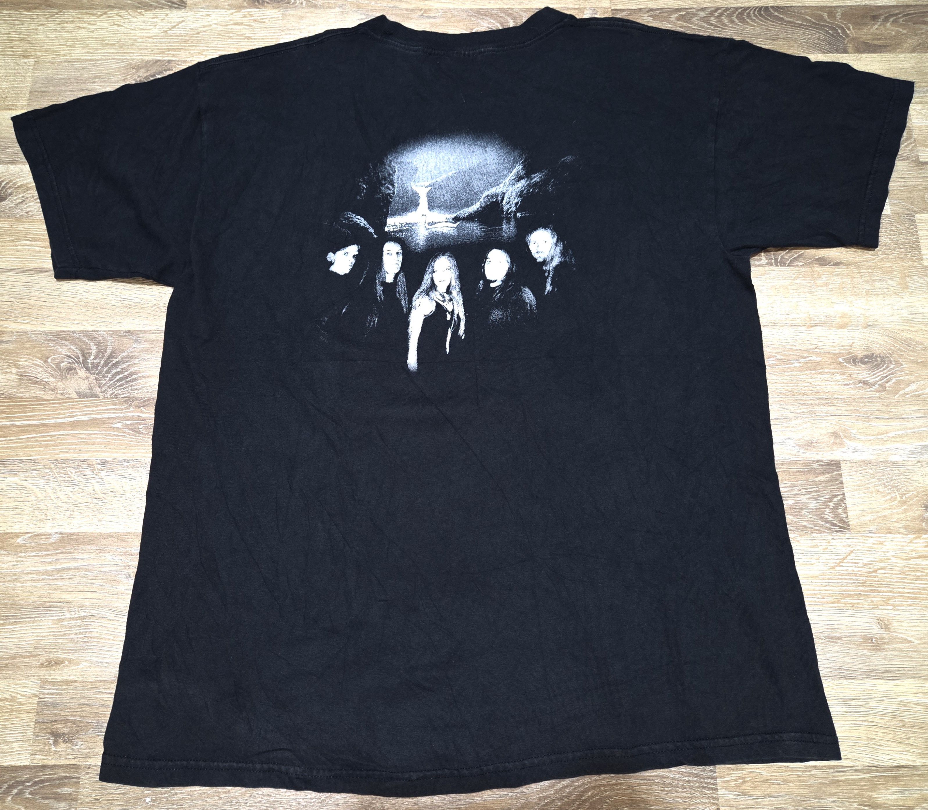 Band Tees Vintage RAIN FELL WITHIN Band OG 90s BELIEVE Album T Shirt Size US XL / EU 56 / 4 - 2 Thumbnail