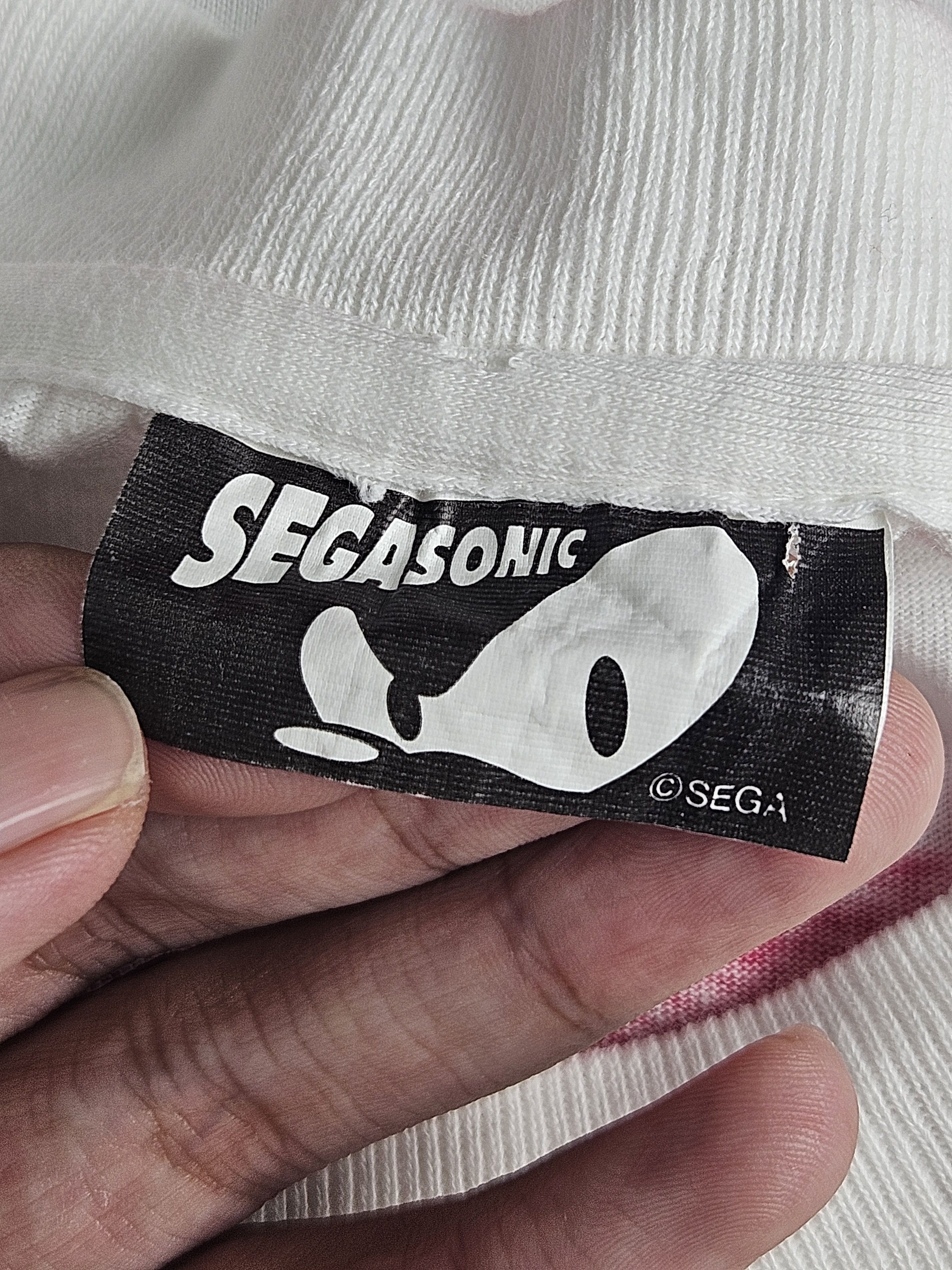 Nintendo Vintage Sega Sonic The Hedgehog promo shirt Size US L / EU 52-54 / 3 - 4 Thumbnail