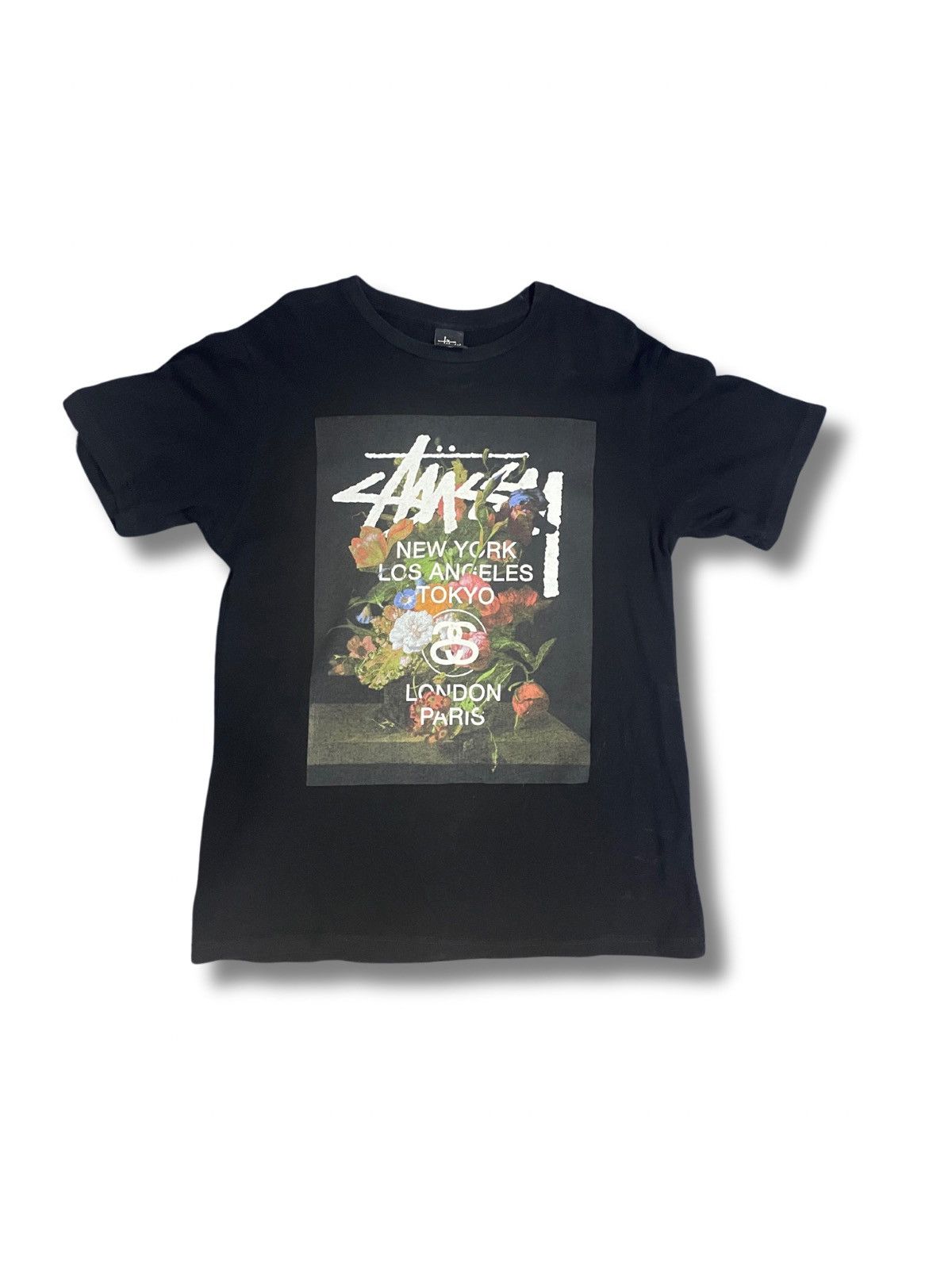 Designer × Stussy 🔥🔥Stussy World Tour Floral Tee🔥🔥 Size US S / EU 44-46 / 1 - 1 Thumbnail